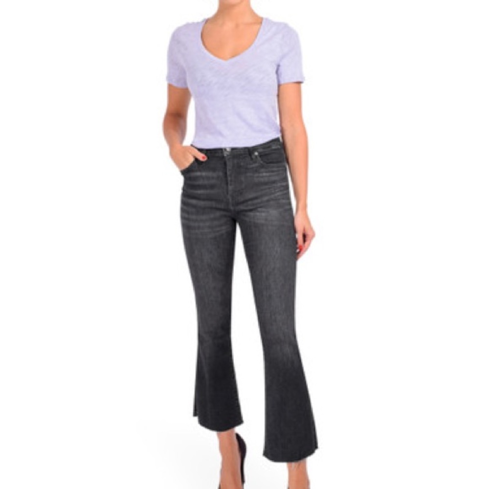 Frame Le Crop Bell Super Stretch Raw hem